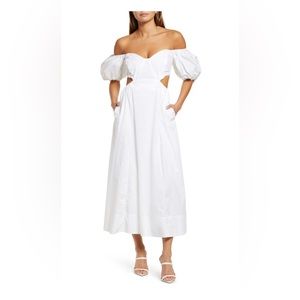 Bardot off the shoulder dress